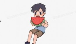 男生默默吃瓜动漫,动漫世界里的青春独白