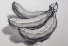 素描吃瓜的教程,轻松掌握瓜果轮廓与光影技巧